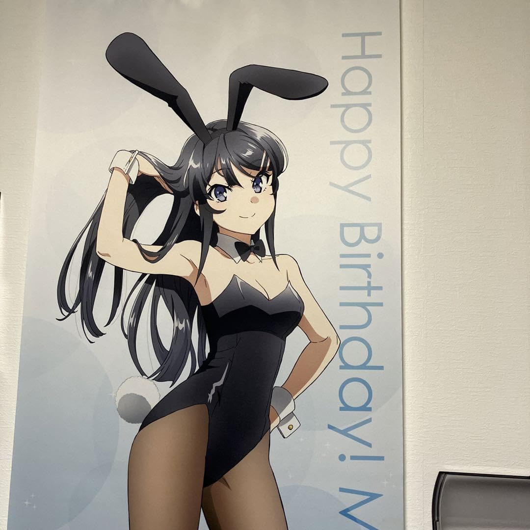 青ブタ 等身大 桜島麻衣 描き下ろし等身大スタンディパネル」桜島麻衣